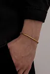 Erkek Çelik Bileklik - Altın Kaplama Sarp Model Erkek Bileklik