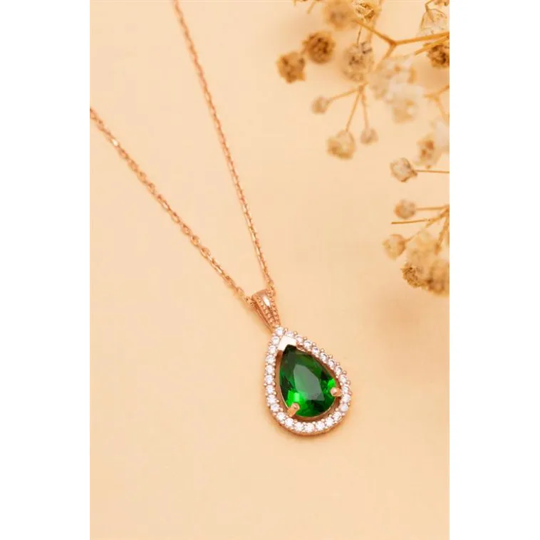 Rose Renk Kanatlı Damla Model Yakut Taşlı Gümüş Kolye Gkldmlm2del-ros Rose Renk Kanatlı Damla Model Yakut Taşlı Gümüş Kolye Gkldmlm2del-ros