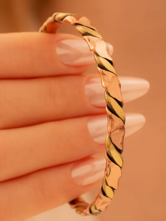 Kadın Bakır Bileklik - Sirayet Kadın Bakır Kelepçe Bileklik Bilezik