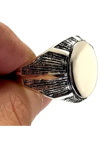 Kişiye Özel Gümüş Erkek Yüzük Kişiye Özel Gümüş Erkek Yüzük