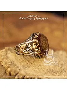 İslam Usta Tasarımı Miras Model 2 Gümüş Erkek Yüzük
