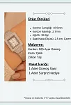 Kadın Gümüş Saat - Gelin Saati - Zirkon Taşlı 925 Ayar Gümüş Kadın Saat Kare Model