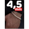 OSMANLI GÜMÜŞ Parlak Kare Kral 4.5 mm Erkek Gümüş Bileklik OSMANLI GÜMÜŞ Parlak Kare Kral 4.5 mm Erkek Gümüş Bileklik