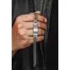 Erkek Gümüş Bileklik - İsim Yazılan 2.8 mm Çift Yuvarlak Kral Zincir Erkek Bileklik