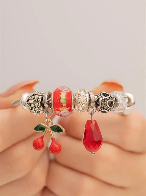Kadın Çelik Bileklik - Charm Model Bileklik - Charm Model Kadın Bileklik