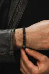 Erkek Doğaltaş Bileklik - Siyah Hematit Taşlı Makrome Örme Erkek Bileklik Erkek Doğaltaş Bileklik - Siyah Hematit Taşlı Makrome Örme Erkek Bileklik