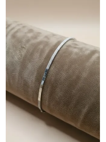 Eftalya Model Gümüş Su Yolu Kadın Bileklik