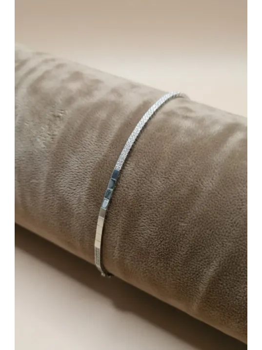 Eftalya Model Gümüş Su Yolu Kadın Bileklik