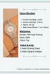 Kadın Gümüş Saat - Zirkon Taşlı 925 Ayar Gümüş Kadın Saat
