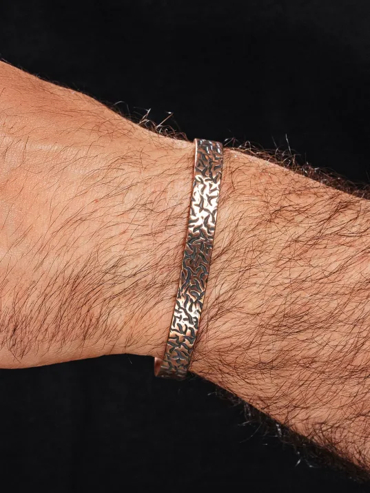 Ağaç Kabuğu Model 2 Bakır Bileklik El Işçiliği Kelepçe Metal Kutu Doğal Taşlar Kadın Erkek Bilezik Ağaç Kabuğu Model 2 Bakır Bileklik El Işçiliği Kelepçe Metal Kutu Doğal Taşlar Kadın Erkek Bilezik