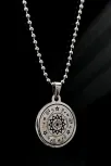 Rufai Gülü Gümüş Rengi Çelik Kolye Top Zincir CKLRUFALGUL-GMS