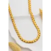 Kadın Çelik Kolye - Altın Kaplama Yassı Ezme Model Çelik kolye Kadın Çelik Kolye - Altın Kaplama Yassı Ezme Model Çelik kolye