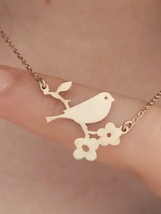 Gerçek Rose Kararmayan Kaplama Tek Kuş Model Kadın 925 Ayar Gümüş Kolye (14 Şubat Sevgililer Günü Hediyesi) Gerçek Rose Kararmayan Kaplama Tek Kuş Model Kadın 925 Ayar Gümüş Kolye (14 Şubat Sevgililer Günü Hediyesi)