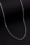 Erkek Çelik Kolye - 3 mm Kuş Gözü Model Çelik Kolye