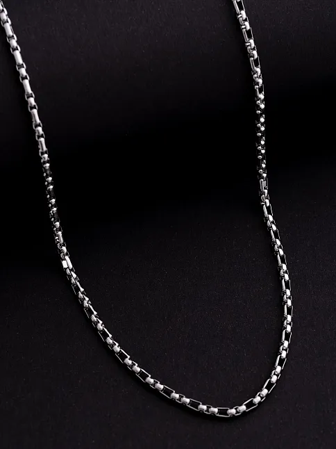 Erkek Çelik Kolye - 3 mm Kuş Gözü Model Çelik Kolye