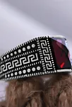 Kırmızı Yakut Taşlı Grek Desen İşlemeli Özel Seri Erkek Gümüş Yüzük