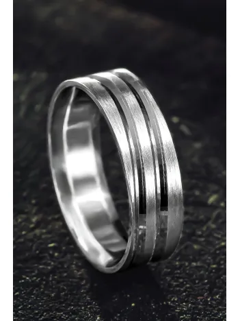 Kadın Gümüş Alyans - Zarif 925 Ayar Kadın Yüzük