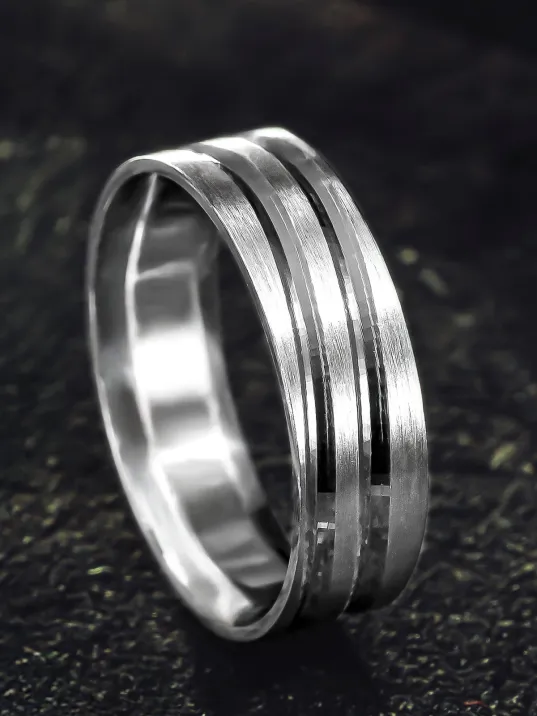 Kadın Gümüş Alyans - Zarif 925 Ayar Kadın Yüzük Kadın Gümüş Alyans - Zarif 925 Ayar Kadın Yüzük