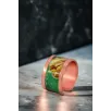 Kadın Bakır Yüzük - Ester Model Özel Baskı Metal Kutu Ve Kuvars Taşı Kadın Bakır Yüzük - Ester Model Özel Baskı Metal Kutu Ve Kuvars Taşı