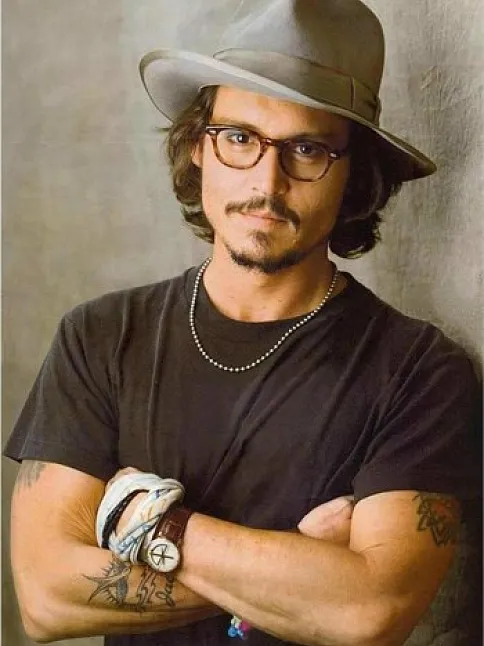 Johnny Deep Kolyesi Erkek Çelik Toplu Zincir Kolye Kalın Model