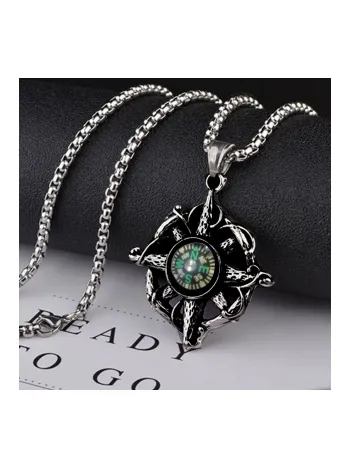 OttoMan Pusula Çelik Erkek Kolye Zincir