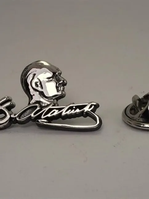 Gümüş Rozet Atatürk İmzalı Küçük Model