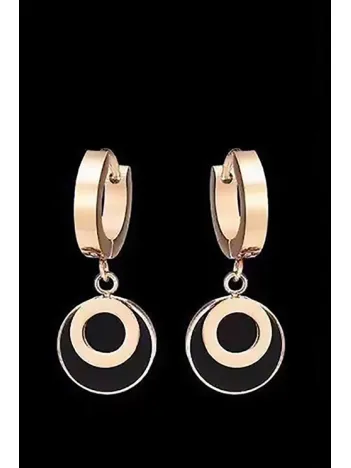 Nuit Renk Kararmayan Bayan Çelik Küpe