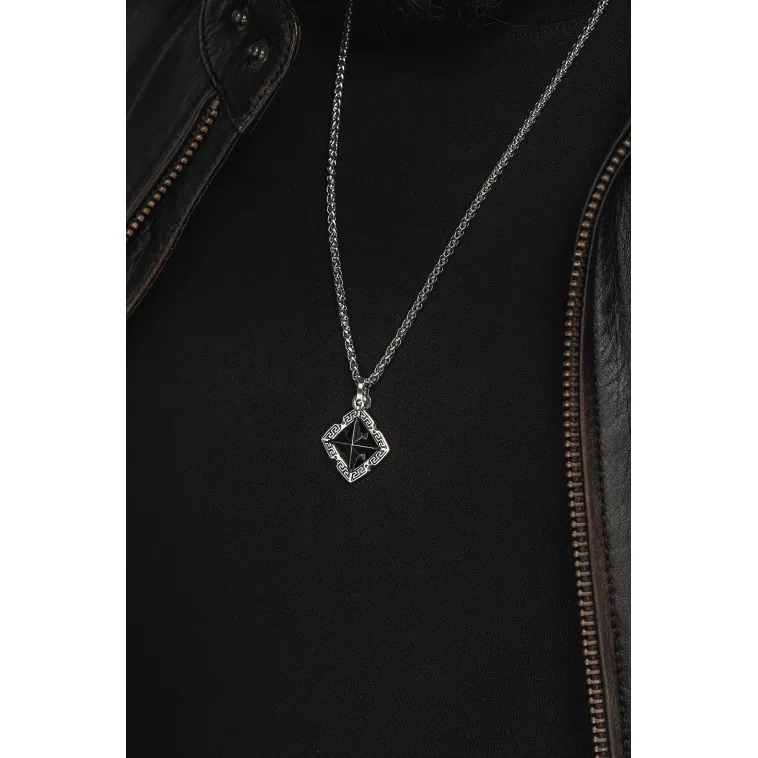 Erkek Çelik Kolye - Modern Kutup Yıldızı Model Erkek Kolye Erkek Çelik Kolye - Modern Kutup Yıldızı Model Erkek Kolye