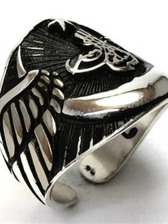 Gümüş Erkek Yüzük Tuğralı Her Parmağa Uyar!!