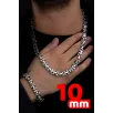 Erkek Gümüş Kolye Bileklik Set - Oksitli Euro Kral Kolye Bileklik Gümüş Set Erkek Gümüş Kolye Bileklik Set - Oksitli Euro Kral Kolye Bileklik Gümüş Set