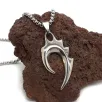 Rhinestone Tribal Alev Erkek Çelik Kolye Zincir Rhinestone Tribal Alev Erkek Çelik Kolye Zincir