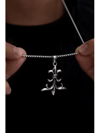 Ottoman Çelik Çapa Motifli Denizci Model Erkek Kolye CKLDNZCPMDL-GMS Ottoman Çelik Çapa Motifli Denizci Model Erkek Kolye CKLDNZCPMDL-GMS