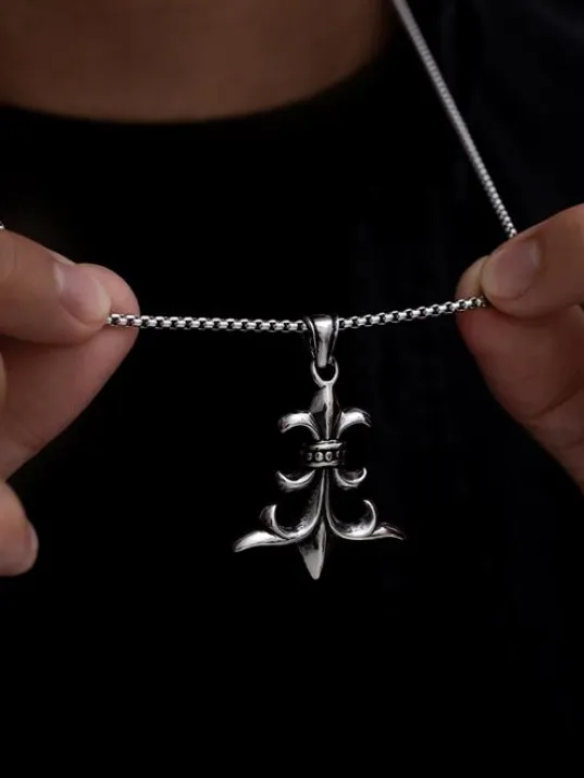 Ottoman Çelik Çapa Motifli Denizci Model Erkek Kolye CKLDNZCPMDL-GMS Ottoman Çelik Çapa Motifli Denizci Model Erkek Kolye CKLDNZCPMDL-GMS