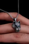 Erkek Gümüş Kolye - Pars Kafası Figürlü Tilki Kuyruğu Zincir Erkek Kolye Erkek Gümüş Kolye - Pars Kafası Figürlü Tilki Kuyruğu Zincir Erkek Kolye