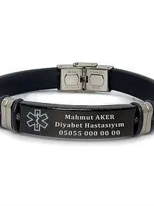 Çelik Epikriz Acil Durum Bilekliği