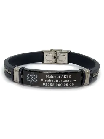 Çelik Epikriz Acil Durum Bilekliği