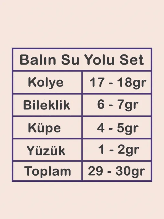 Balın Bayan Zirkon Taşlı Gümüş Su Yolu Set - Kolye, Bileklik, Küpe, Yüzük Balın Bayan Zirkon Taşlı Gümüş Su Yolu Set - Kolye, Bileklik, Küpe, Yüzük