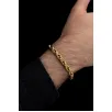 Erkek Çelik Bileklik -Altın Kaplama Sarmal Model Çelik Bileklik Erkek Çelik Bileklik -Altın Kaplama Sarmal Model Çelik Bileklik