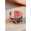 Kadın Bakır Bileklik Yüzük Set - Leopar Model Özel Baskı Metal Kutu Ve Kuvars Taşı Kadın Bakır Bileklik Yüzük Set - Leopar Model Özel Baskı Metal Kutu Ve Kuvars Taşı