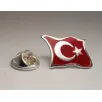 Ay Yıldız Türk Bayrağı Gümüş Rozet Ay Yıldız Türk Bayrağı Gümüş Rozet