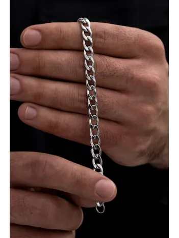 Gurmet Erkek Çelik Bileklik 7 Mm Kalın Model