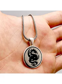 Ejderha Erkek Gümüş Kolye Zincir