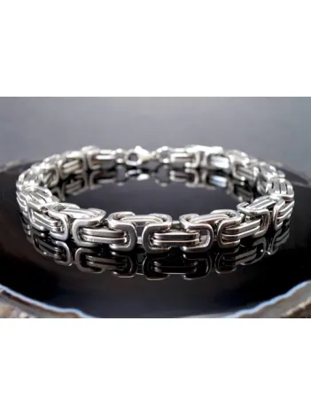 Erkek Çelik Kral Bileklik Künye