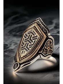Erkek Omega Desen İşlemeli Siyah Zirkon Taşlı 925 Ayar Gümüş Yüzük Zihgir Model Erkek Omega Desen İşlemeli Siyah Zirkon Taşlı 925 Ayar Gümüş Yüzük Zihgir Model