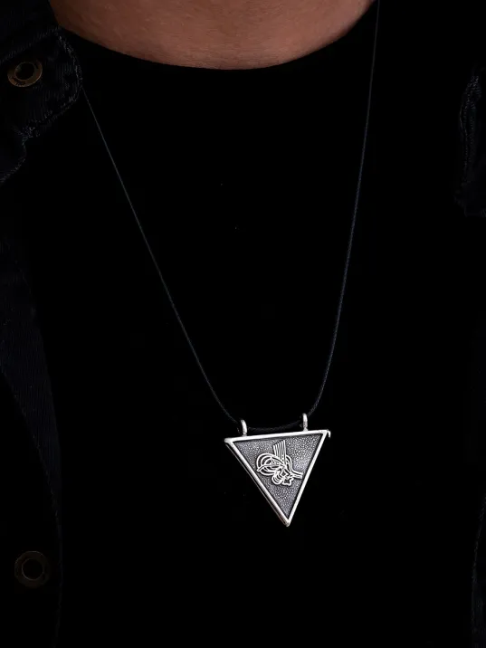 Tuğralı Gümüş Cevşen Muska Haznesi Küçük Boy