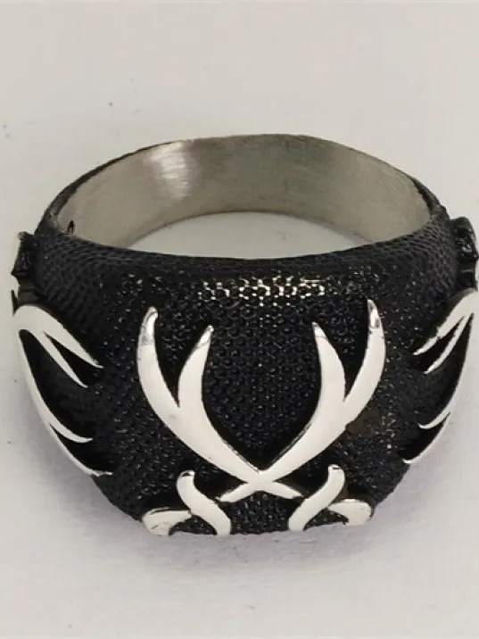 Erkek Gümüş Çift Zülfikar Yüzük