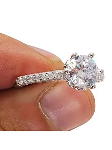 7mm Tektaşlı Zirkon Taşlı Sarmaşık Model Bayan Gümüş Yüzük