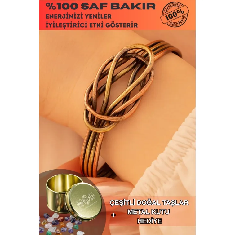 Kadın Bakır Bileklik - Hatice Model Kadın Bakır Kelepçe Bileklik Bilezik Kadın Bakır Bileklik - Hatice Model Kadın Bakır Kelepçe Bileklik Bilezik