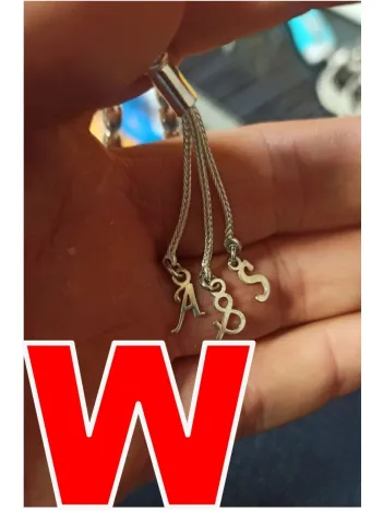 Tespih Püskülü İçin Gümüş Harf ve Şekil