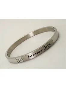 Forever Love Paslanmaz Çelik Bayan Kelepçe Bileklik